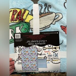 FRIENDS Light Blue Throw Pillow